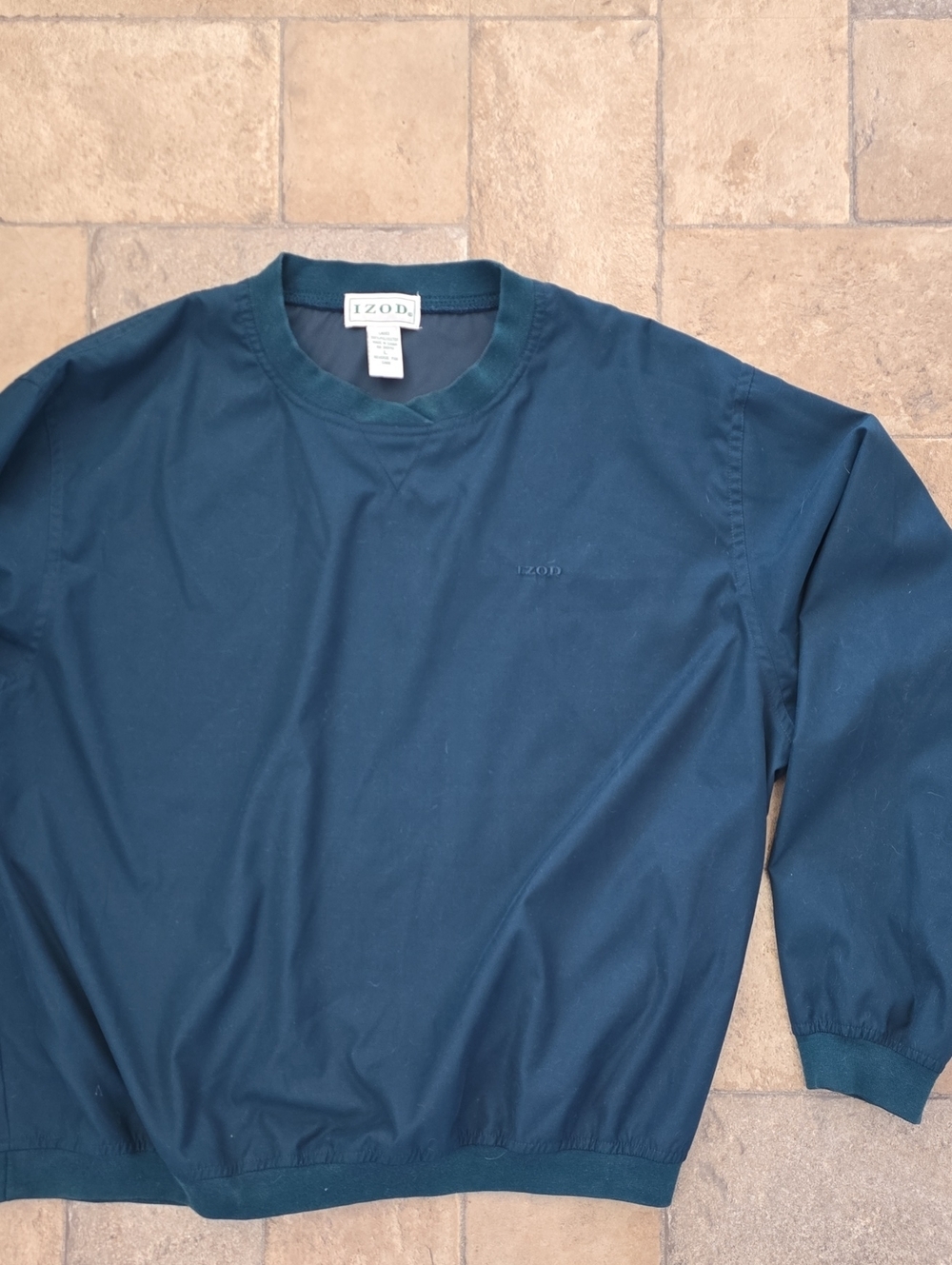 Izod Teal Crewneck Pullover